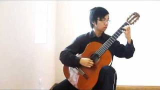 Dang Truong Giang plays Waltz in A minor Op Posth by Frederic Chopin Classic Guitar [upl. by Ahsotan474]