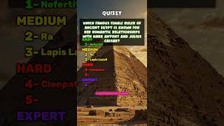 Ancient Egypt Quiz Trivia questions game quiz egypt trivia shorts fypシ゚viral [upl. by Oinotnanauj]