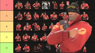 TF2  Soldier Cosmetic Tier List [upl. by Earvin695]