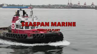 PACIFIC Tugboat SEASPAN FLEET [upl. by Buckie891]