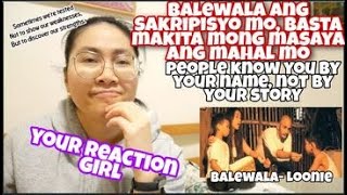 Loonie  Balewala Official Music Video REACTION LANG [upl. by Gram]