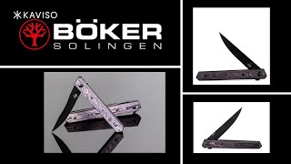 Boker Kwaiken Air amp Air Mini Fat Carbon Purple Rain [upl. by Hanser]