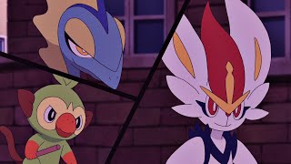 Cinderace Team up With Inteleon and Grookey「AMV」 Castle  Pokemon Journeys Episode 127 [upl. by Ttoile]