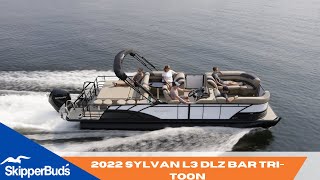 2022 Sylvan L3 DLZ Bar TriToon Boat Tour SkipperBuds [upl. by Marlea]