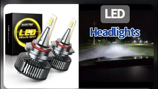 AUXITO LED Headlight Bulb  Ford CMax  Headlight Low Beam Installation  Review [upl. by Aharon953]