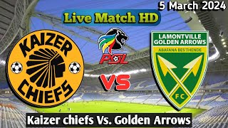 Kaizer Chiefs Vs Golden Arrows Match Scores [upl. by Egroeg]