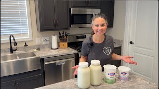 Homemade GREEK Yogurt  2 Ingredients [upl. by Faxon268]