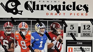 TBB CREW ELITE  2021 PANINI CHRONICLES FOOTBALL DRAFT PICKS MEGA BOX BATTLE BREAK  AUTOGRAPH [upl. by Burns]