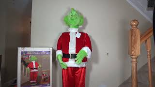 Gemmy 2004 Christmas Life Size Animated Dancing Grinch Who Stole Christmas [upl. by Alilahk]