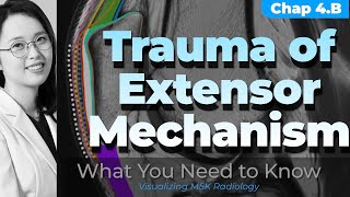 Chapter 4B⎜Overuse and acute trauma of extensor mechanism ⎜Knee MRI⎜Visualizing MSK Radiology [upl. by Anah]