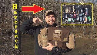 Hidden Woodsman Haversack Kit LoadOut For Overnight and Extended Trips [upl. by Nirac]