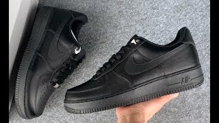 NIKE AIR FORCE 1 LOW 07 BLACK CW2288 001 [upl. by Aldred]