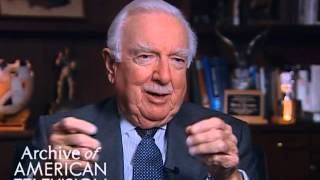 Walter Cronkite on President Kennedys Assassination  EMMYTVLEGENDSORG [upl. by Ansel]