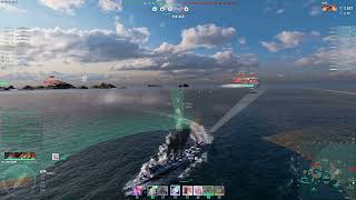 World of Warships 2nd Game With T10 IJN Kitakami Still 61010 [upl. by Odlauso860]