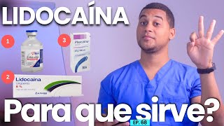 LIDOCAINA PARA QUE SIRVE  3 COSAS  MEDICAMENTOS [upl. by Ahsihat325]