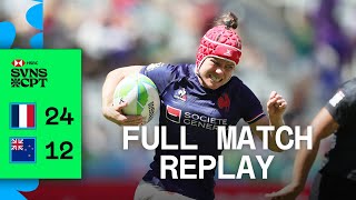 France stun Black Fern 7s  France v New Zealand  Full Match Replay  Cape Town HSBC SVNS [upl. by Feeney915]