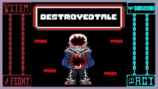 DestroyedTale Theme  Destroyed Bone Snowdin Fight [upl. by Hoyt]