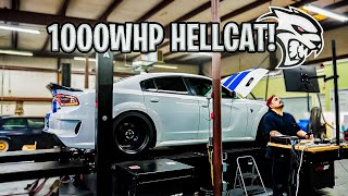 Putting My 1000Whp Hellcat Redeye On The DynoInsane Result  Braap Vlogs [upl. by Norrabal]