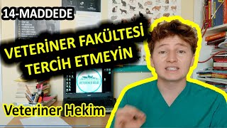 VETERİNER FAKÜLTESİ TERCİH ETMEYİN [upl. by Aremmat341]