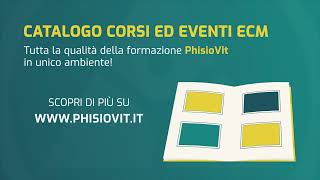 Corsi ECM  Catalogo generale PhisioVit [upl. by Bryan37]