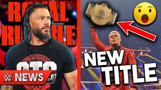 Roman Reigns Royal Rumble Plans New Undisputed WWE Title  WWE Wrestling News amp Rumors [upl. by Assert520]