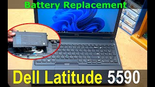 Dell Latitude 5590 Battery Replacement [upl. by Nyre]