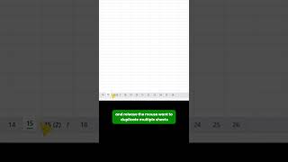 Faster DUPLICATING Sheets in Excel ⚡️ [upl. by Ventre305]
