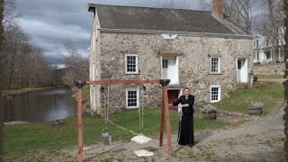 Gristmill at Waterloo Village Historic Site Canal Town NJ [upl. by Rolyks]