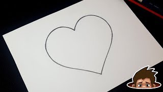 How to Draw Crystal Heart Watercolor Easy  Valentines Day Drawings [upl. by Yablon831]