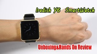 Iradish Y6 Smartwatch From CoolicoolCom [upl. by Adeuga]