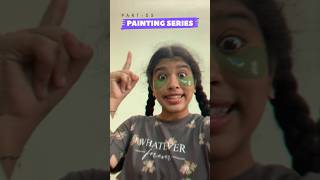 🦋Painting Series Part 03✨🎨  Ammu Bloopers shortsfeed shortsvideo shortsyoutube [upl. by Ilyk715]