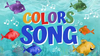 Color Fish Song for Kids  Sing Along and Learn Colors [upl. by Flynn]