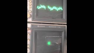 Hitachi waveform monitor and vectorscope [upl. by Bronny23]