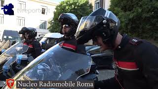 NUCLEO RADIOMOBILE ROMA Terza Sezione Motociclisti [upl. by Hebel]