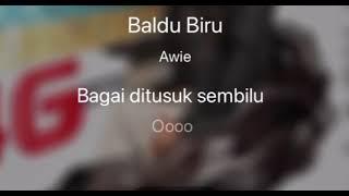 Baldu Biru Awie Karaoke [upl. by Correna249]