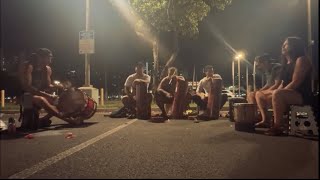 Tahitian Drumming Tariaria 2016 vs 2024 [upl. by Denton]