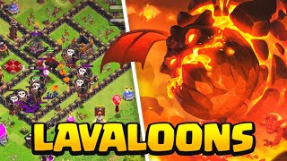 PRIMEROS ATAQUES LAVALOONS 🔥 La Estrategia más poderosa de Ayuntamiento 9 💪🏻 Clash of Clans [upl. by Ellehsor425]