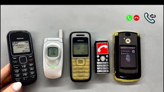 Ringing Incoming Call Nokia 1280 1200  Samsung A800  Motorola Razr V8  Pepsi Phone [upl. by Enomyar453]