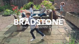 How To Lay Concrete Paving  Bradstone [upl. by Schiffman777]