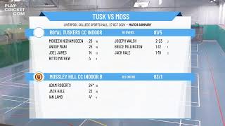 Royal Tuskers CC Indoor v Mossley Hill CC Indoor B [upl. by Andee]