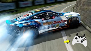 James Deane drifting na Montanha com o Mustang RTR Spec 5FD  Assetto Corsa  Controller Gameplay [upl. by Ovida]