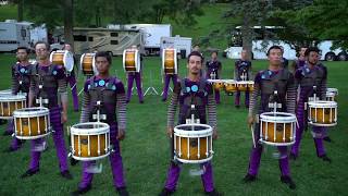 DCI in the lot Blue Knights Drum Line [upl. by Aikar623]