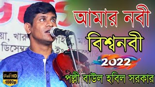 হবিল সরকারের নবীর শান ২০২২ । আমার নবী বিশ্বনবী । habil sarkar baul gaan । Bhatir Baul Media [upl. by Einal]