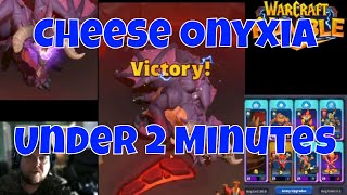 Cheese Onyxia Under 2 Minutes  Level 26 Deck warcraftrumble onyxia [upl. by Yelnoc450]