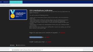 2024 United Healthcare UHC Certification Guide [upl. by Ji409]