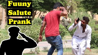 Funny Salute Prank  Pranks In Pakistan  Humanitarians Mini [upl. by Martin]