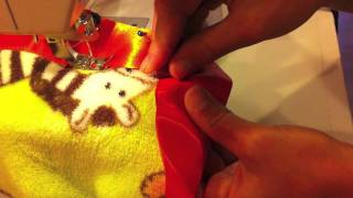 How to sew satin binding on a blanket [upl. by Akeemat506]