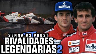 RIVALIDADES LEGENDARIAS DE F1 AYRTON SENNA VS ALAIN PROST Cap Final Parte 2 [upl. by Enisaj]