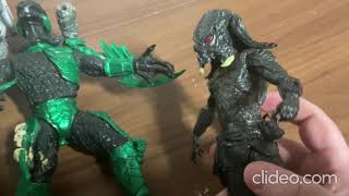 My awesome Alien vs Predator toys I got a cool NEW Predator toy [upl. by Simonne68]