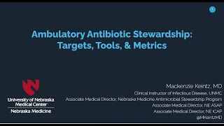 Outpatient Antimicrobial Stewardship [upl. by Dnomrej971]